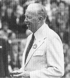 Donald Budge en 1977. 
